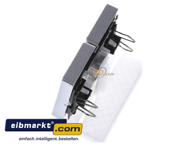 Ansicht oben rechts Merten 435560 Wippe alu f.Roll.Schal.Taster 