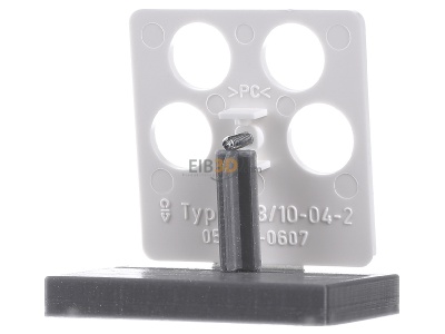 Ansicht hinten Busch Jaeger 1743/10-04-214 Zentralscheibe aws Antenne, 4-fach 