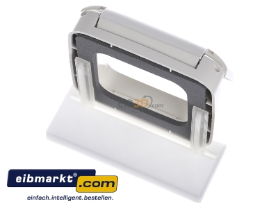 Top rear view Busch-Jaeger 2518-212 Frame 1-gang cream white - 
