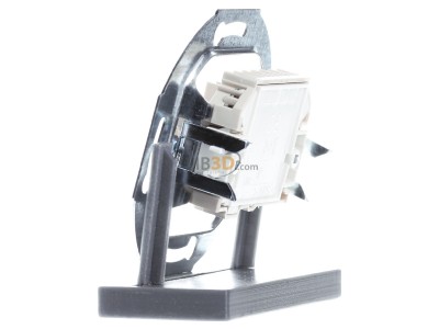 View on the right Busch Jaeger 0213 RJ45 8(8) Data outlet white 
