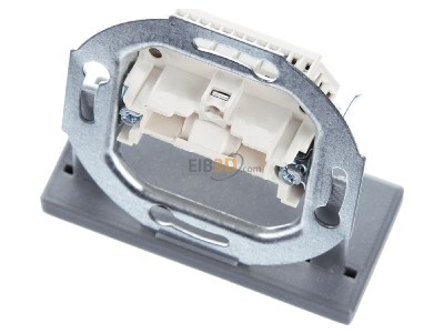 View up front Busch Jaeger 0213 RJ45 8(8) Data outlet white 
