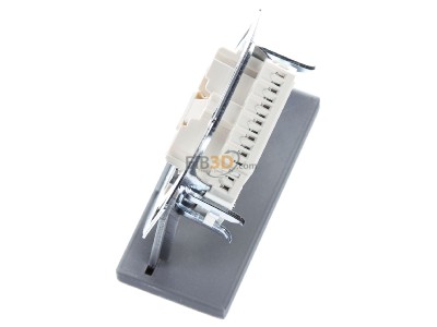 View top right Busch Jaeger 0213 RJ45 8(8) Data outlet white 
