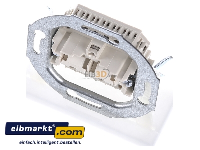 View up front Busch-Jaeger 0215 RJ45 8(8) Data outlet white 
