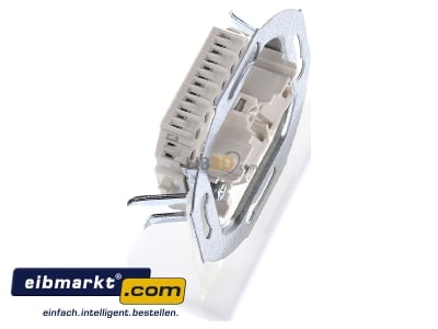 View top left Busch-Jaeger 0215 RJ45 8(8) Data outlet white 
