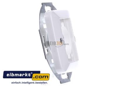 Ansicht links Busch-Jaeger 2553-214 Zentralscheibe aws Neutrik/XLR 