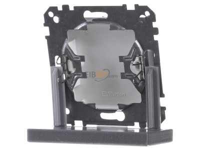Back view Merten 391860 Basic element with central cover plate 
