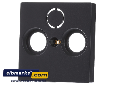 Frontansicht Merten 297514 Zentralplatte anth f�r Antennendose 