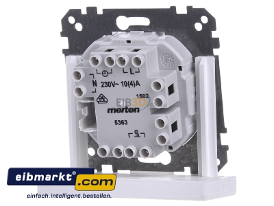Ansicht hinten Merten 536302 RT-Regler-Einsatz AC230V 10(4)A 