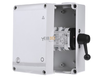 Front view Elektra TYT 32 Off-load switch 3-p 45A 
