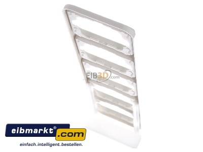 Top rear view Busch-Jaeger 1735-22G Frame 5-gang cream white
