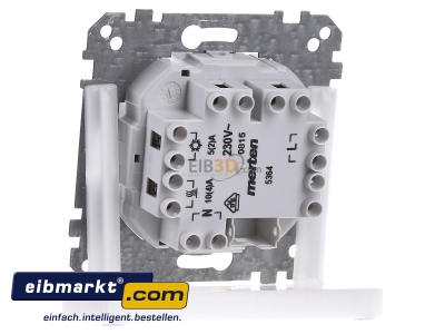 Ansicht hinten Merten 536400 RT-Regler-Einsatz AC230V 5(2)A 