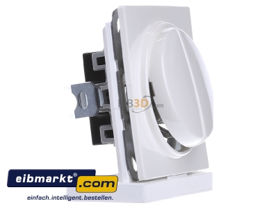 View on the left Gira 012540 Series switch flush mounted white
