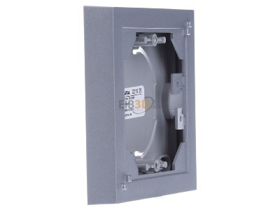 View on the left Gira 021926 Surface mounted housing 1-gang aluminium 
