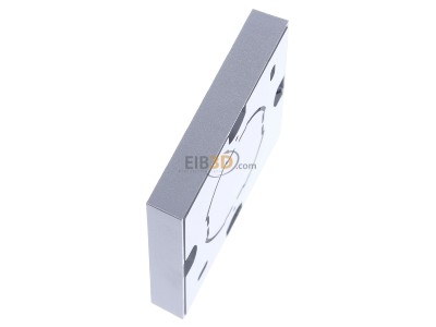 View top right Gira 021926 Surface mounted housing 1-gang aluminium 
