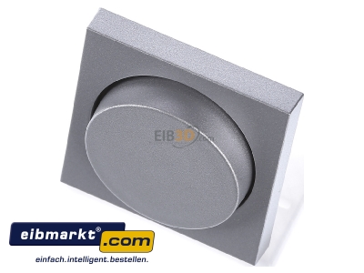 View up front Gira 065026 Cover plate for dimmer aluminium
