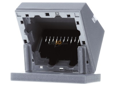 Ansicht hinten Gira 068226 Abdeckhaube alu System55 