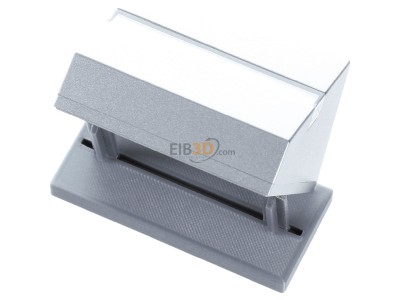 Ansicht oben hinten Gira 068226 Abdeckhaube alu System55 