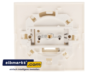 Back view Push button 1 make contact (NO) white 015340 Gira 015340
