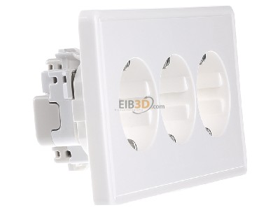 Ansicht links Gira 019940 Schuko-3f.Steckdose rws S-Color 