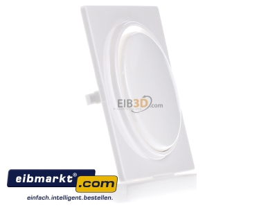 View on the left Gira 029640 Cover plate for switch/push button white
