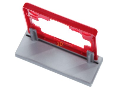 Top rear view Gira 021143 Frame 1-gang red 
