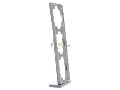 View on the left Gira 021342 Frame 3-gang grey 
