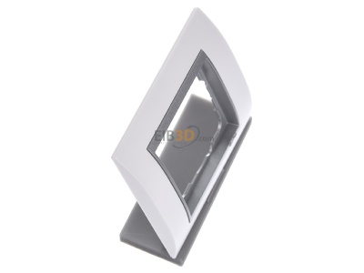 View top left Gira 021171 Frame 1-gang white 
