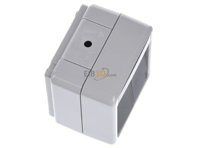 View top left Gira 010530 Series switch surface mounted grey 10530
