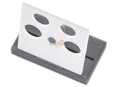 View up front Gira 025940 Central cover plate 
