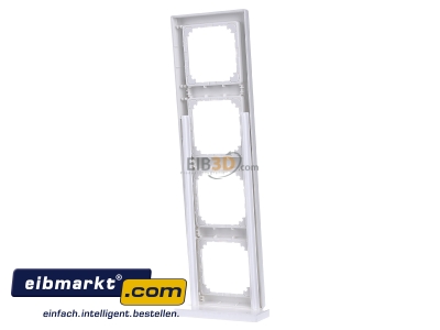 Back view Merten 484419 Frame 4-gang white
