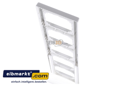 Top rear view Merten 484519 Frame 5-gang white
