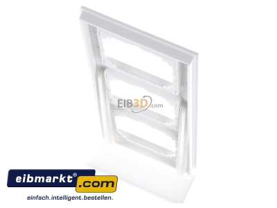 Top rear view Merten 486319 Frame 3-gang white - 
