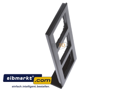 View top left Merten 486314 Frame 3-gang anthracite 
