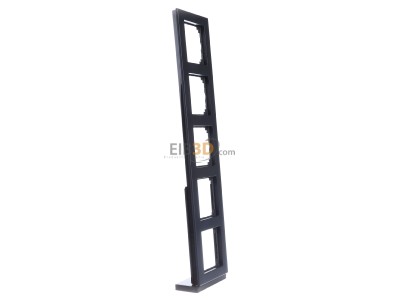 View on the left Merten 486514 Frame 5-gang anthracite 
