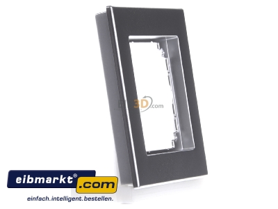 View on the left Merten 486160 Frame 1-gang aluminium
