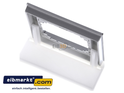 Top rear view Merten 486160 Frame 1-gang aluminium
