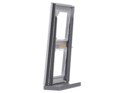 View on the right Merten 486260 Frame 2-gang aluminium 
