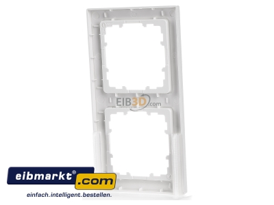 Back view Siemens Indus.Sector 5TG2582-0 Frame 2-gang white - 
