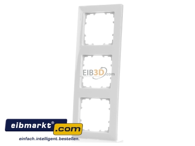 Front view Siemens Indus.Sector 5TG2583-0 Frame 3-gang white - 
