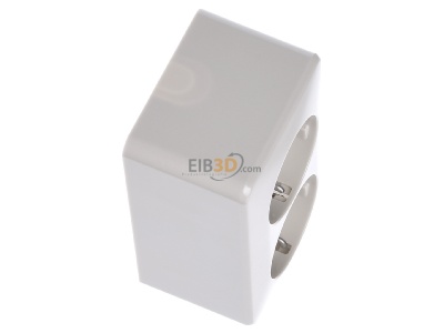 Ansicht oben links Jung 6020 KIA SCHUKO-Steckdose 2-fach 16A 250V 