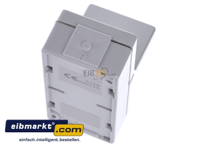Top rear view Jung 675 W Combination switch/wall socket outlet
