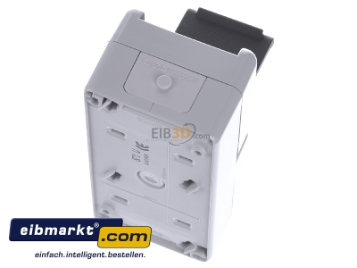 Top rear view Jung 871 W Combination switch/wall socket outlet
