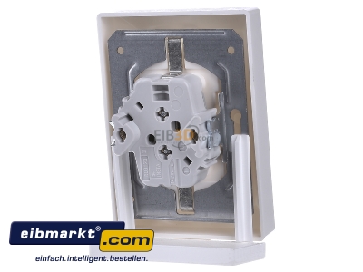 Back view Jung AS 5020 U WW Socket outlet protective contact white - 
