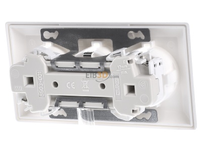 Back view Jung AS 523 WW Socket outlet (receptacle) 
