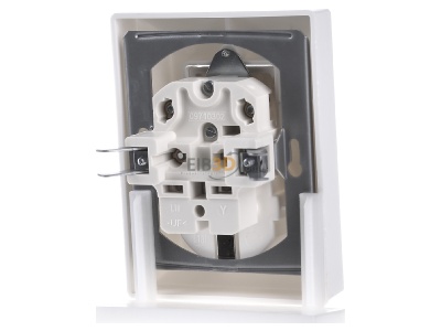 Back view Jung AS 5576 U WW Combination switch/wall socket outlet 
