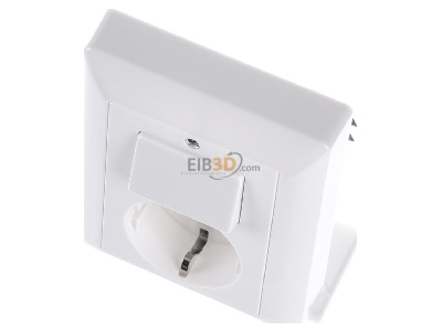 View up front Jung AS 5576 U WW Combination switch/wall socket outlet 
