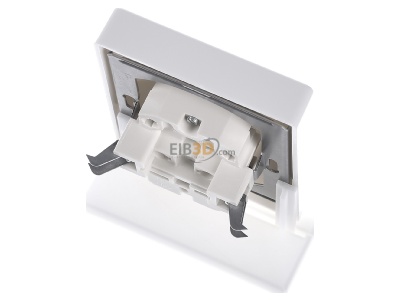 Top rear view Jung AS 5576 U WW Combination switch/wall socket outlet 
