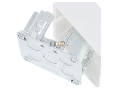 Top rear view Jung AS 581 A WW Surface mounted housing 1-gang white 
