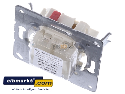 View up front Jung 505 TU Series switch flush mounted
