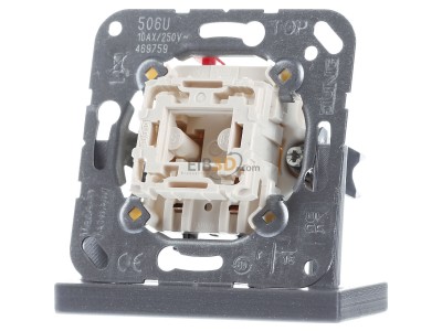 Front view Jung 506 U Rocker switch universal off switch, changeover switch, 506U
